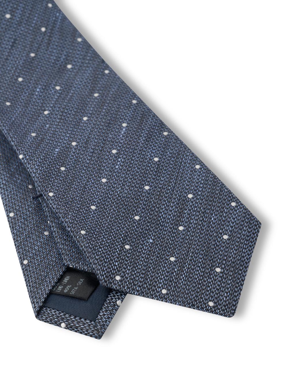 Favourbrook Navy Ledbury Linen Tie