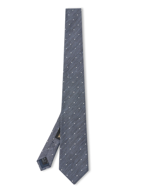 favourbrook Navy Ledbury Linen Tie