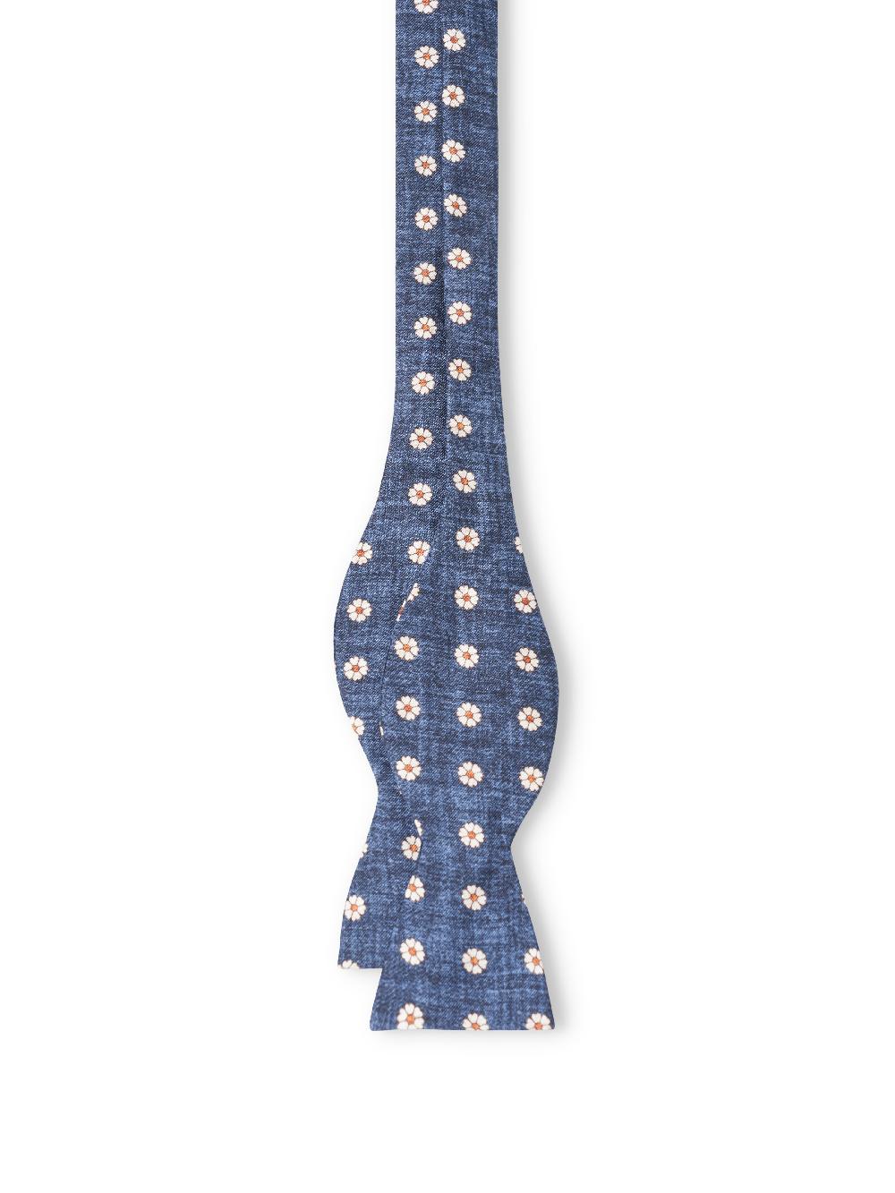 Favourbrook Navy Osterley Silk Bow Tie
