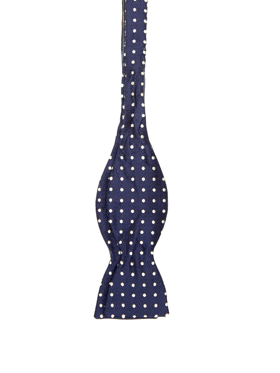 Favourbrook Navy Pickwick Silk Bow Tie