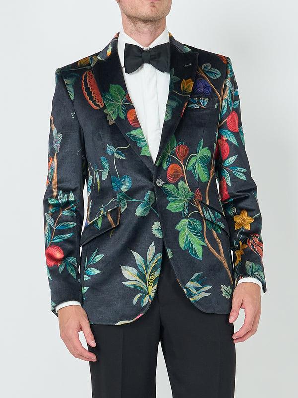 Favourbrook Navy Regency Velvet Newport Jacket