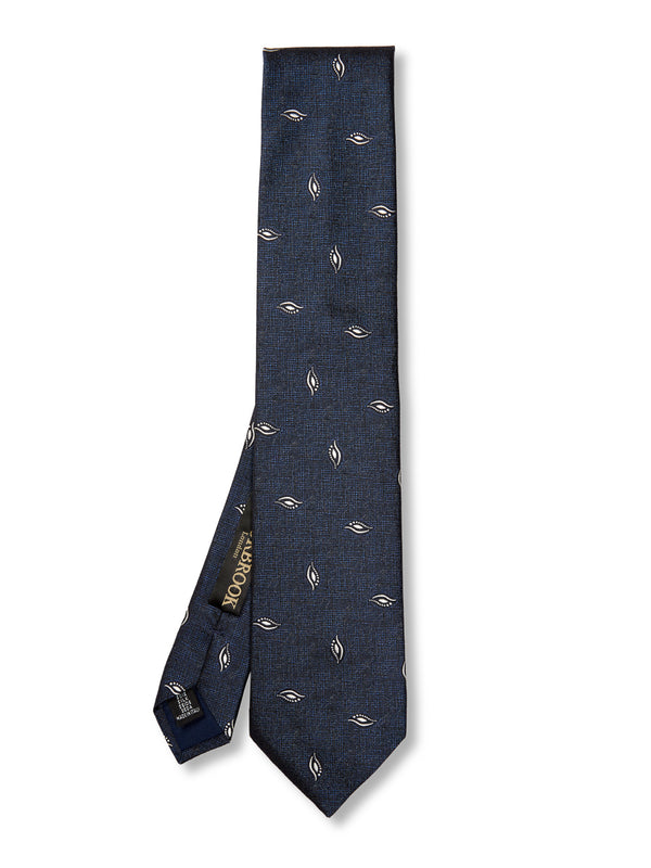 favourbrook Navy Studland Silk Tie