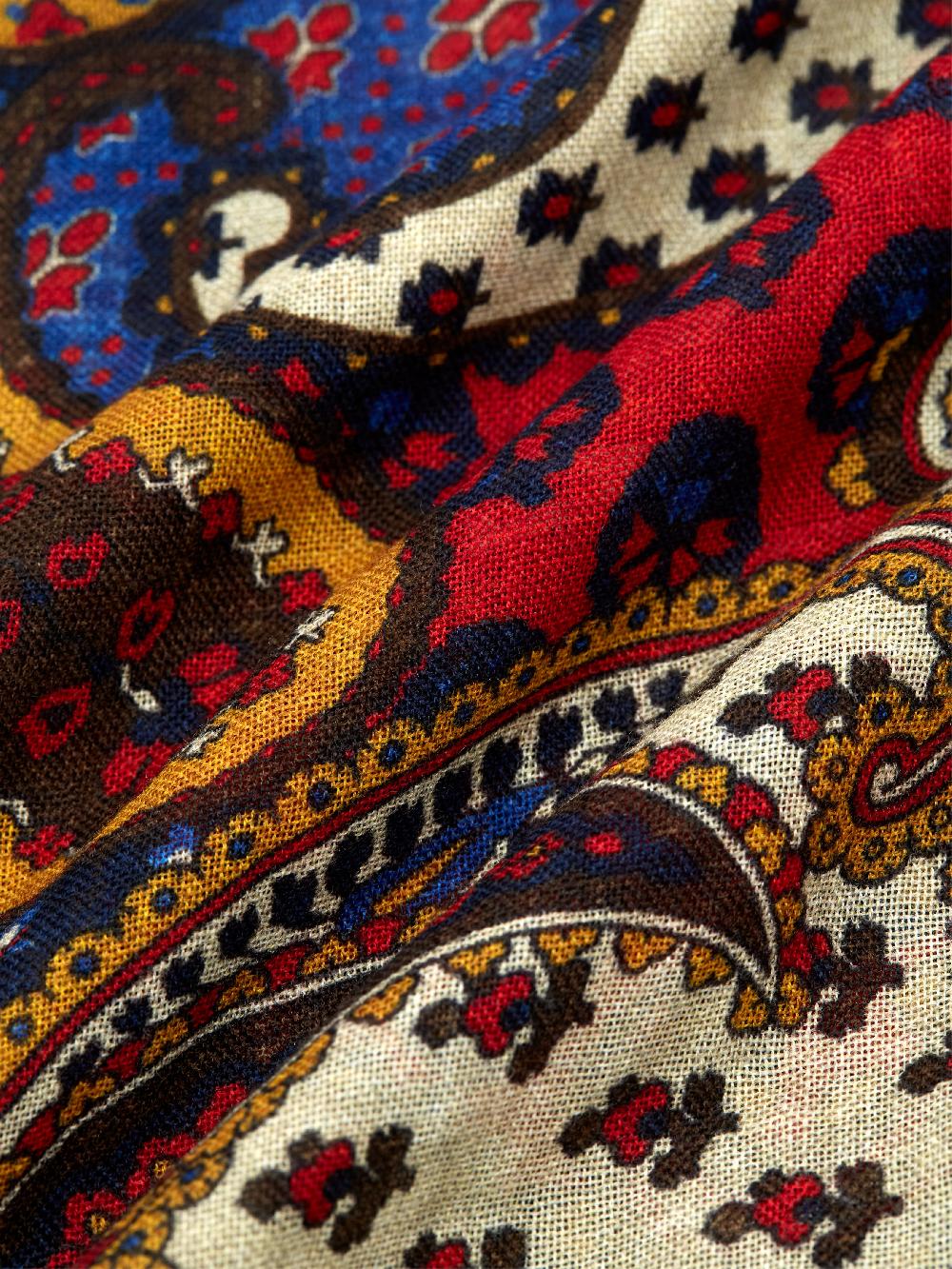 Favourbrook Navy Woodstock Wool Scarf