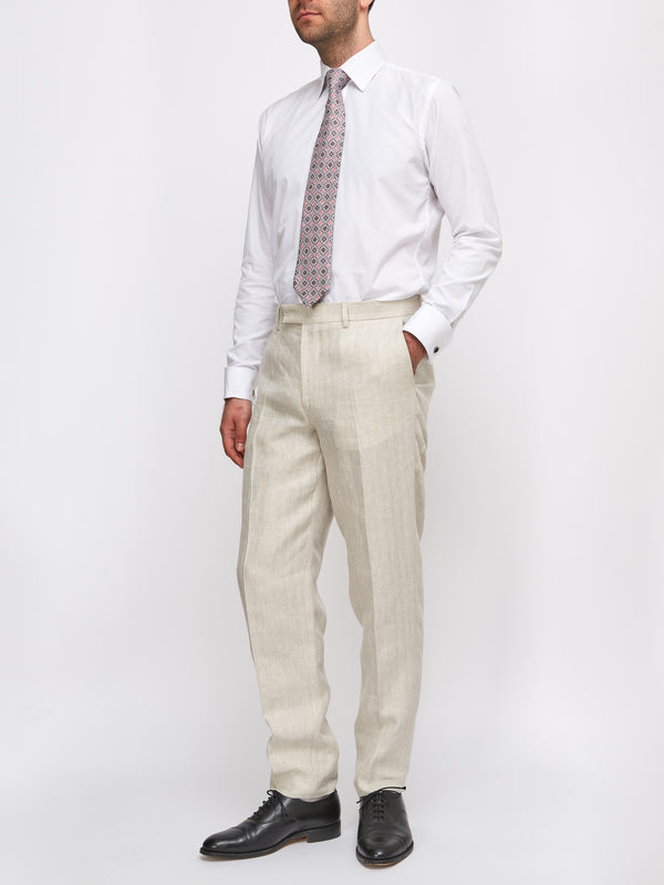 Favourbrook Oatmeal Dawlish Windsor Trouser