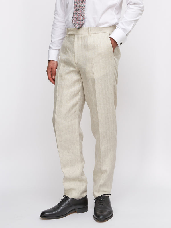 favourbrook Oatmeal Dawlish Windsor Trouser
