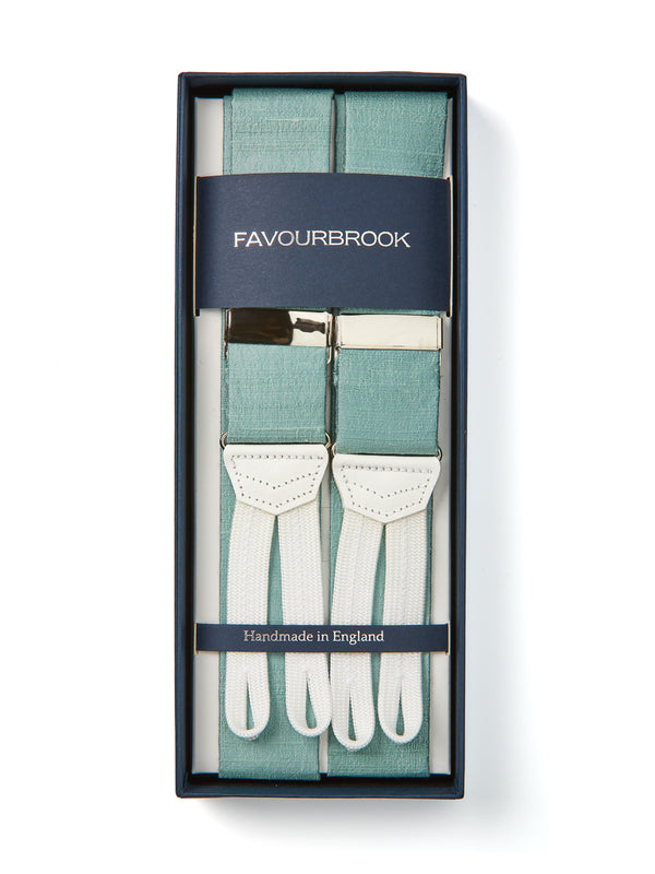 favourbrook Ocean Douppion Silk Braces
