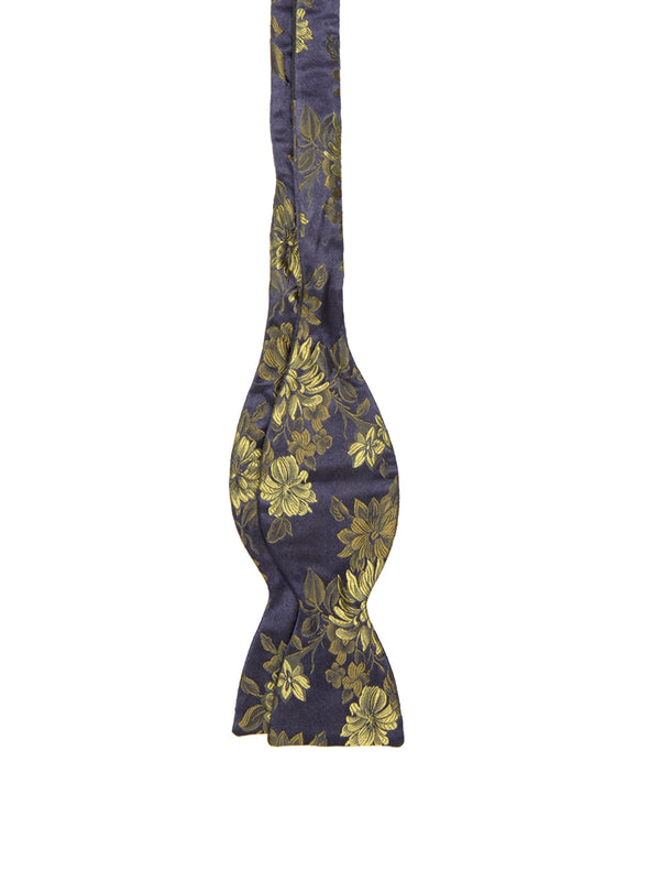 Favourbrook Olive Bourgainville Silk Bow Tie
