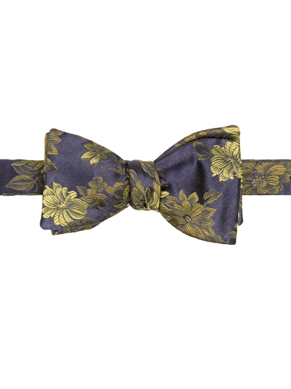 Favourbrook Olive Bourgainville Silk Bow Tie