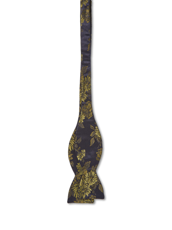 Favourbrook Olive Bourgainville Silk Bow Tie