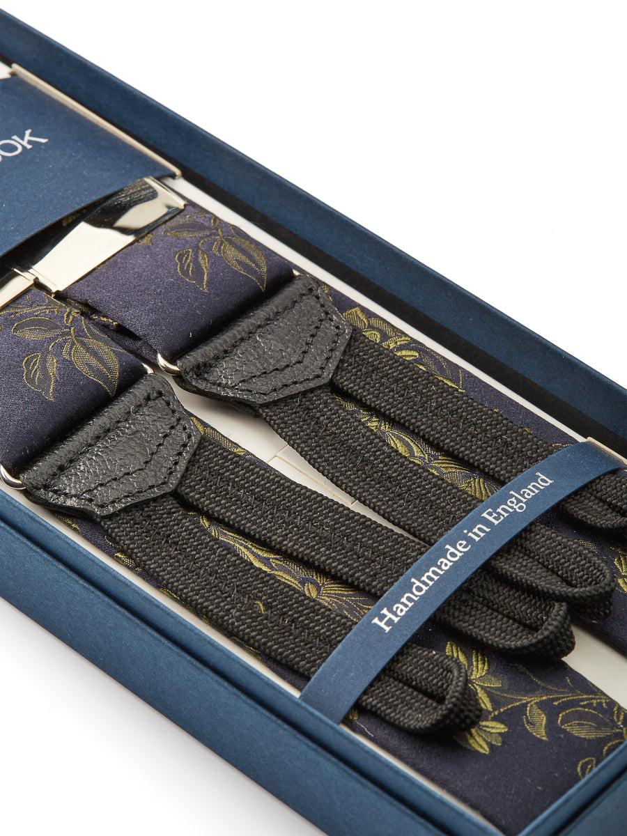 Favourbrook Olive Bourgainville Silk Braces