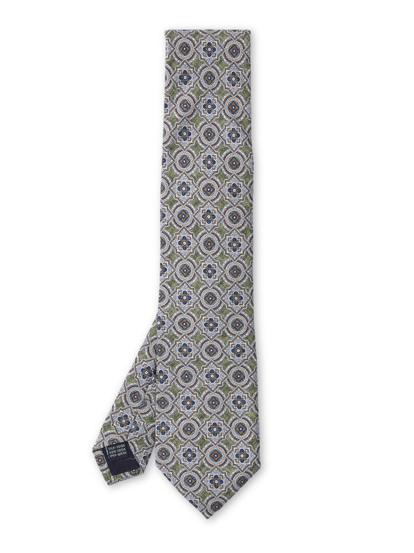 favourbrook Olive Garston Silk Tie