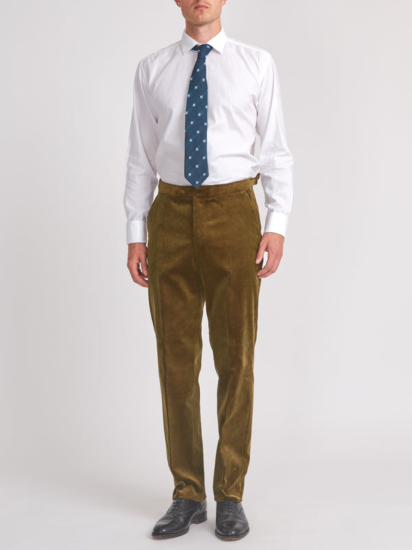 Favourbrook Olive Hatfield Cord Dress Trouser