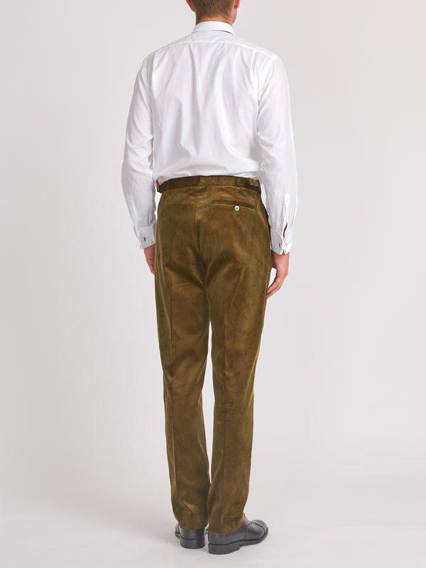 Favourbrook Olive Hatfield Cord Dress Trouser