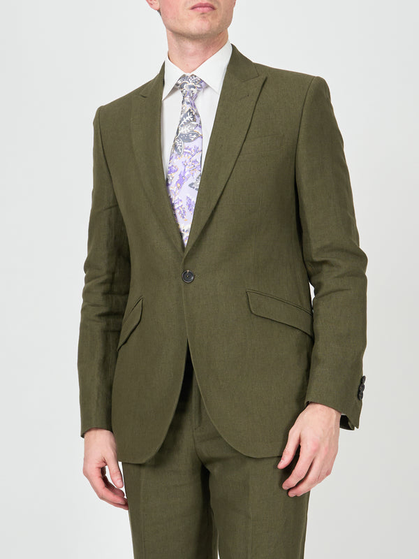 favourbrook Olive Hembridge Linen Ebury Jacket