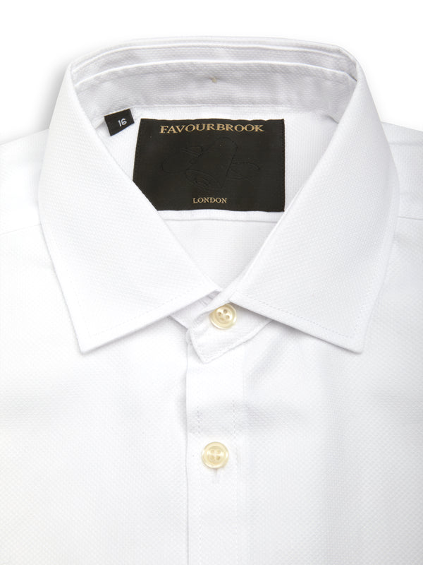 Favourbrook Oxford White Cotton Burlington Shirt