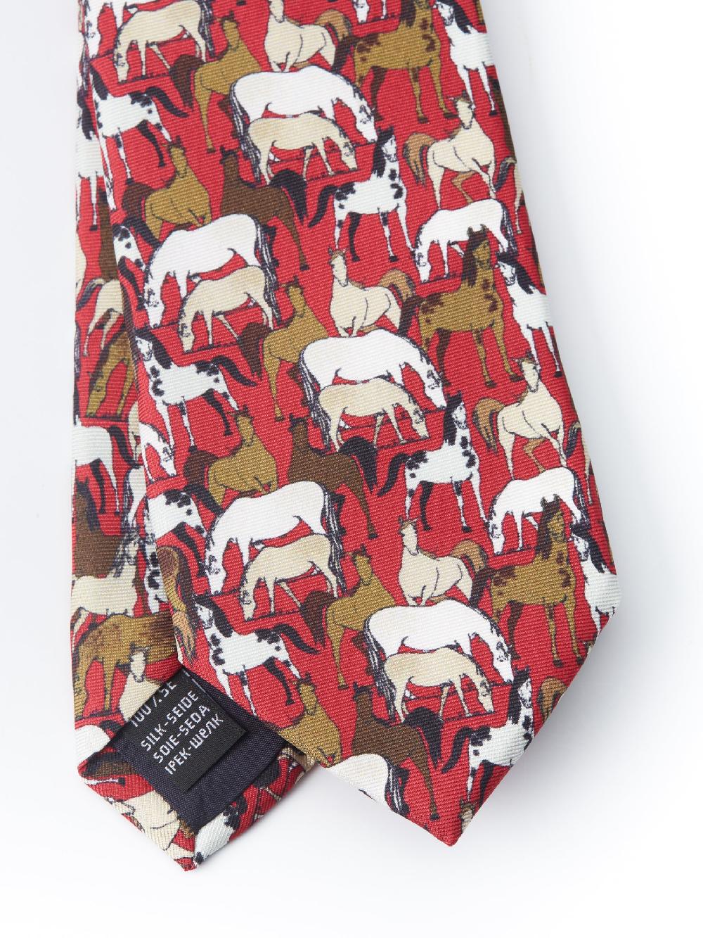 Favourbrook Red Paddock Tie