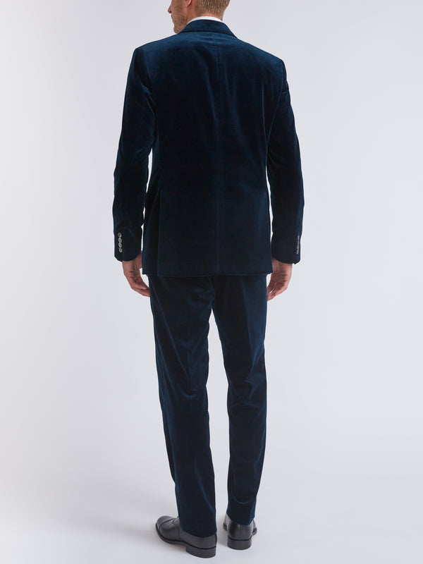 Favourbrook Sapphire Blue Velvet Newport Jacket