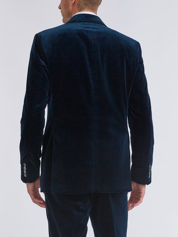 Favourbrook Sapphire Blue Velvet Newport Jacket