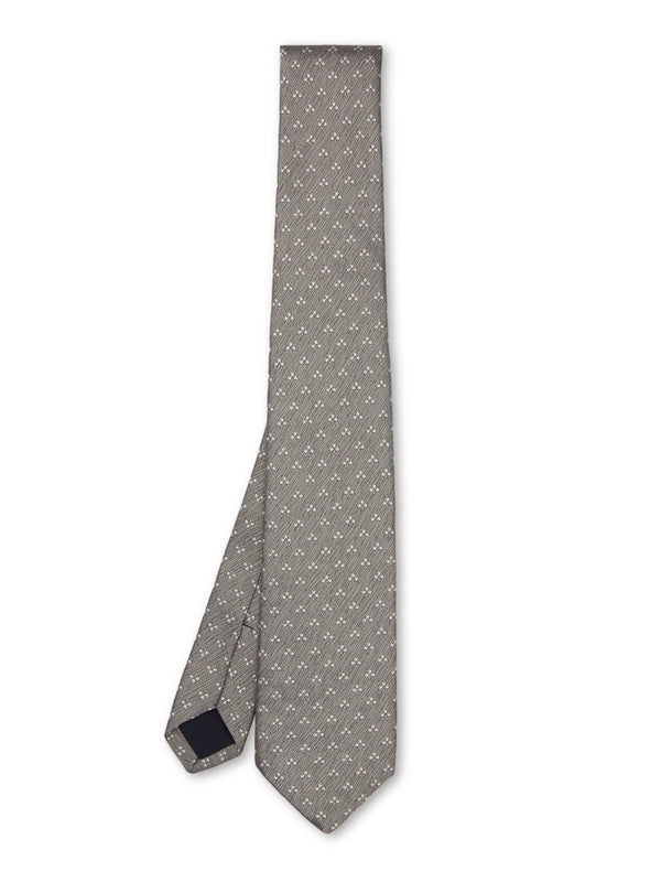 favourbrook Silver Berries Silk Tie