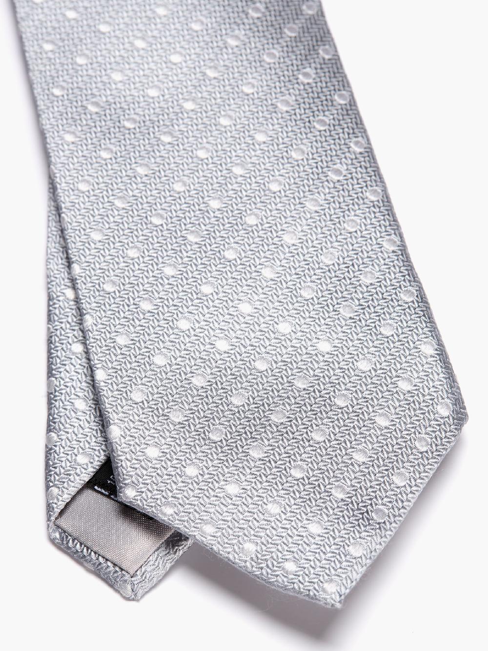 Favourbrook Silver Pickwick Silk Tie