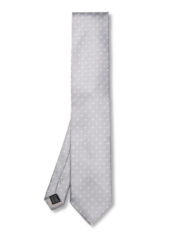 favourbrook Silver Pickwick Silk Tie
