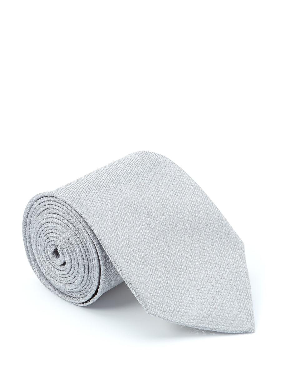Favourbrook Silver Windsor Silk Tie