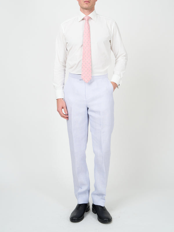 Favourbrook Sky Blue Randwick Linen Dress Trouser