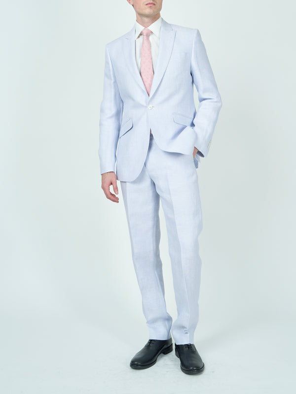 Favourbrook Sky Blue Randwick Linen Ebury Jacket
