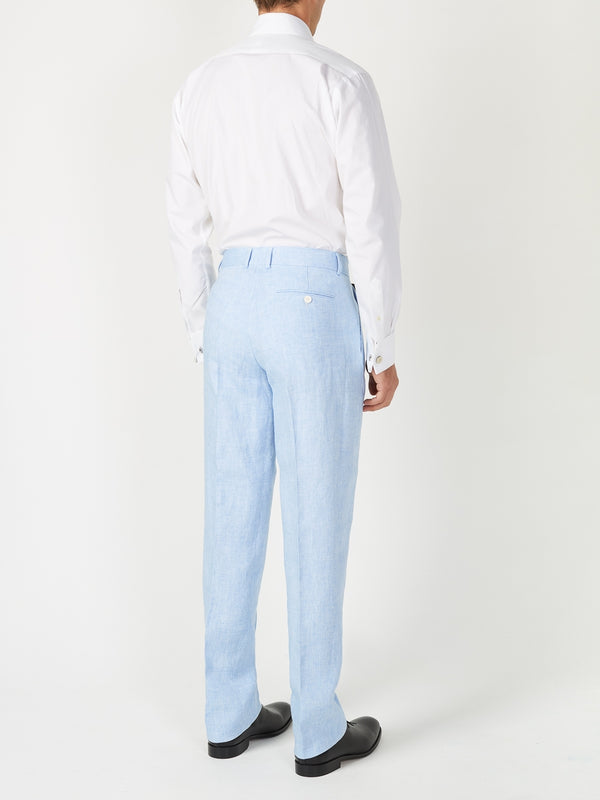 Favourbrook Sky Evering Linen Windsor Trouser