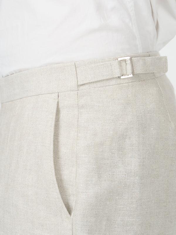 Favourbrook Stone Evering Linen Dress Trouser