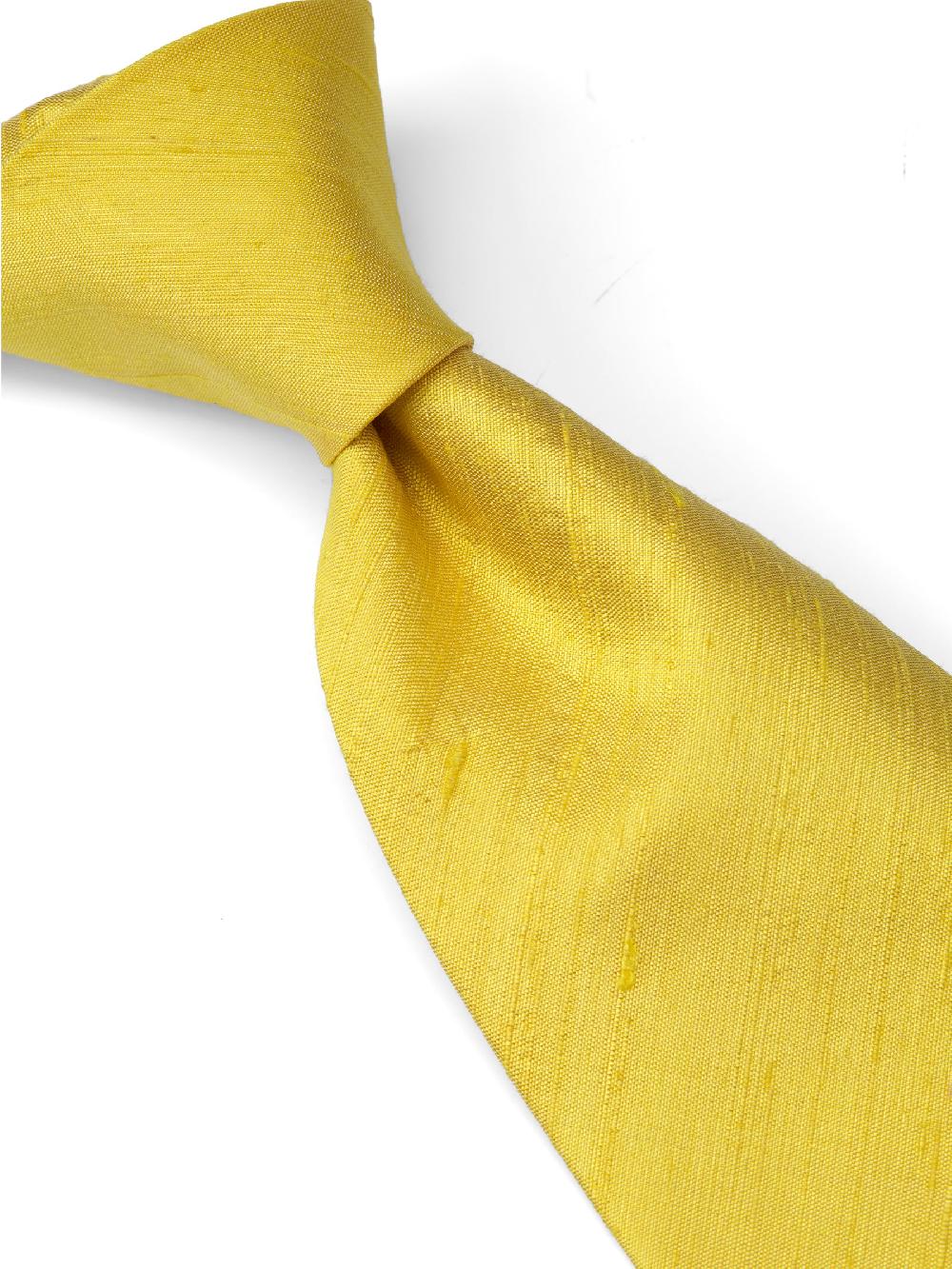 Favourbrook Sunflower Douppion Silk Tie