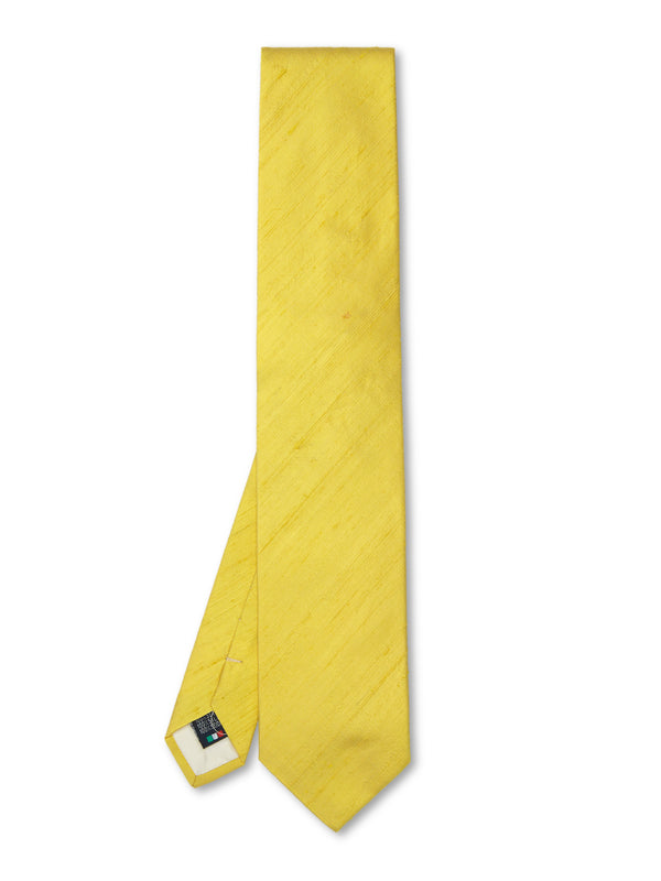 favourbrook Sunflower Douppion Silk Tie