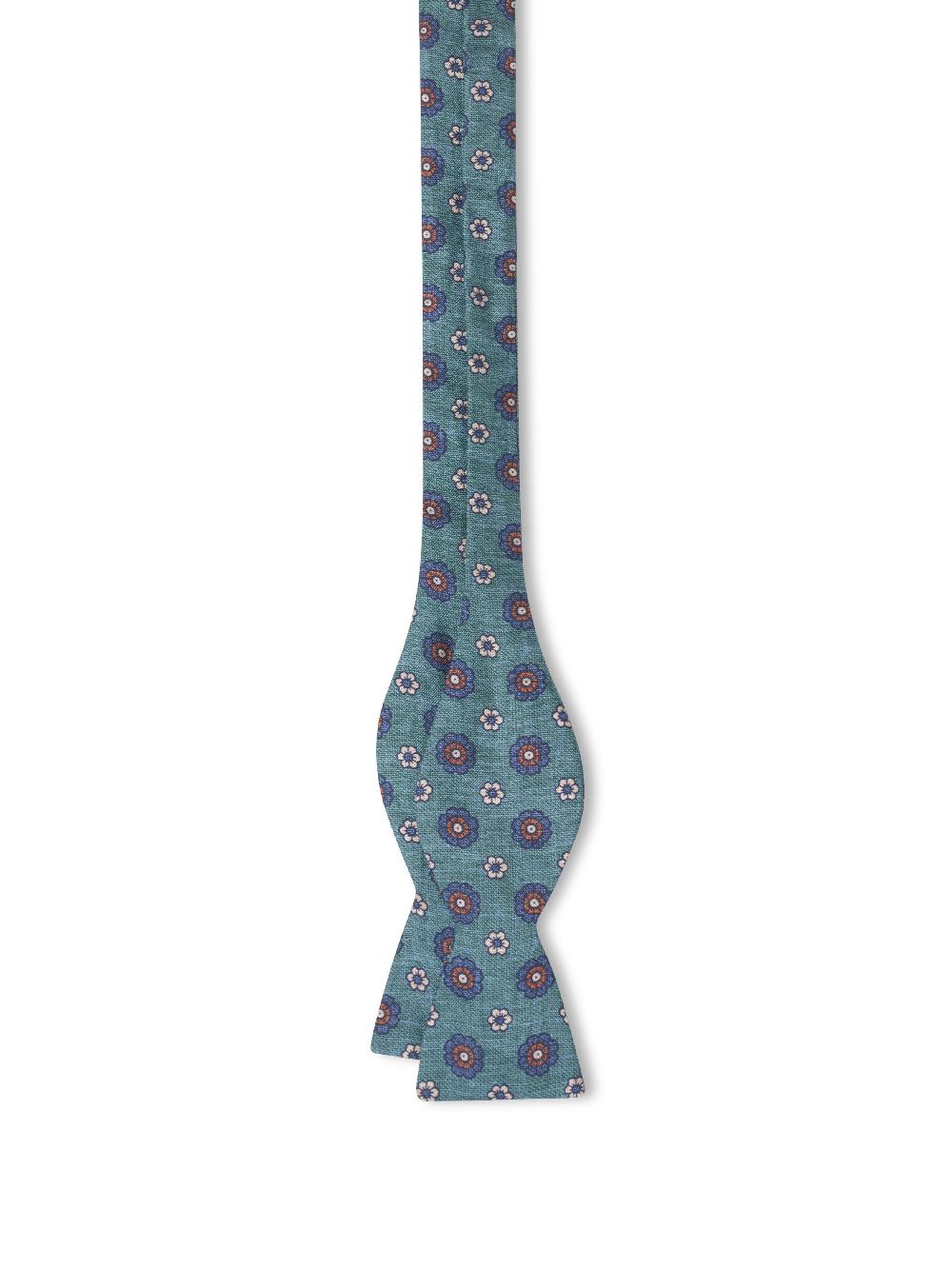 Favourbrook Teal Chartwell Silk Bow Tie