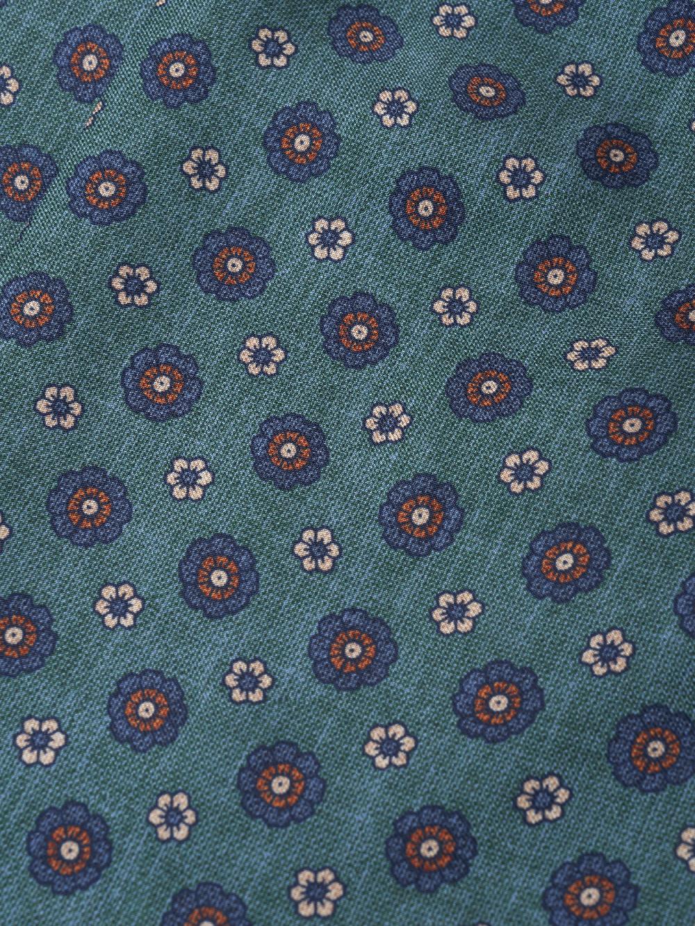 Favourbrook Teal Chartwell Silk Cravat