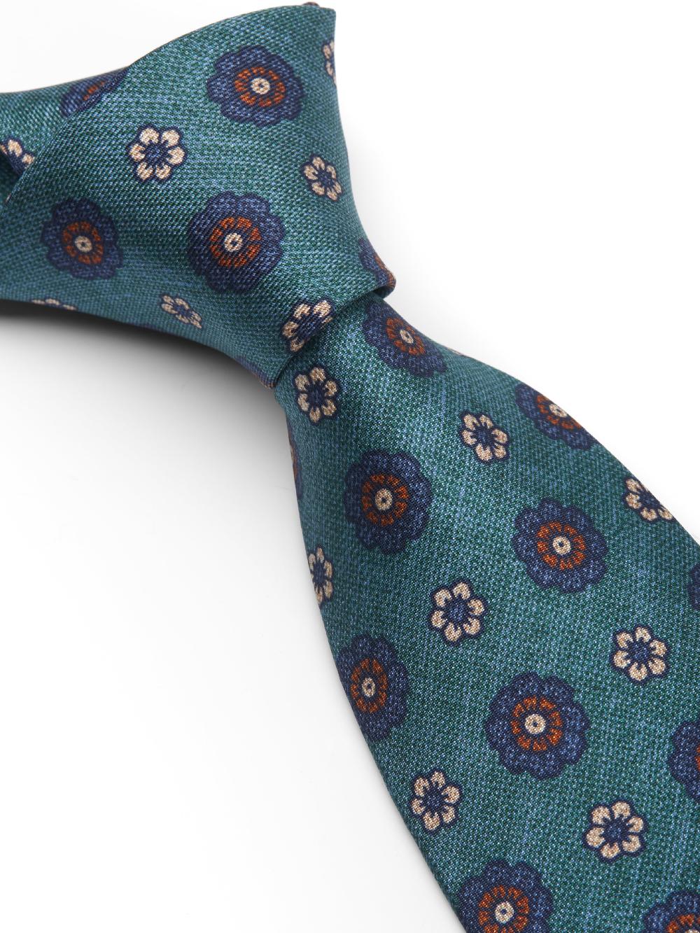 Favourbrook Teal Chartwell Silk Tie