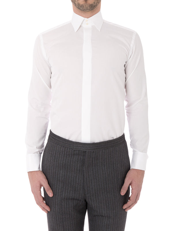 Favourbrook White Poplin Cotton Gatsby Shirt