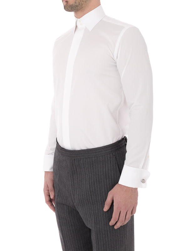 Favourbrook White Poplin Cotton Gatsby Shirt