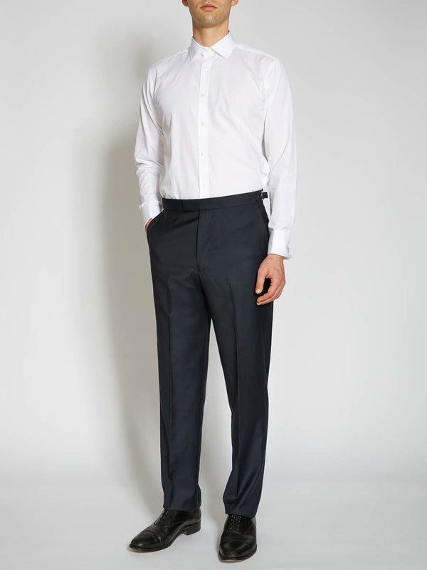 Favourbrook White Poplin Cotton Wedding Shirt