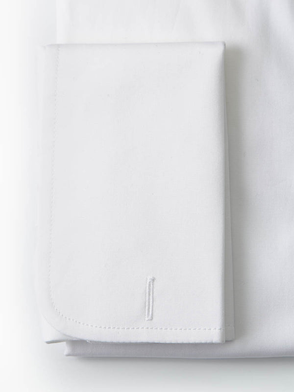 Favourbrook White Poplin Cotton Wedding Shirt