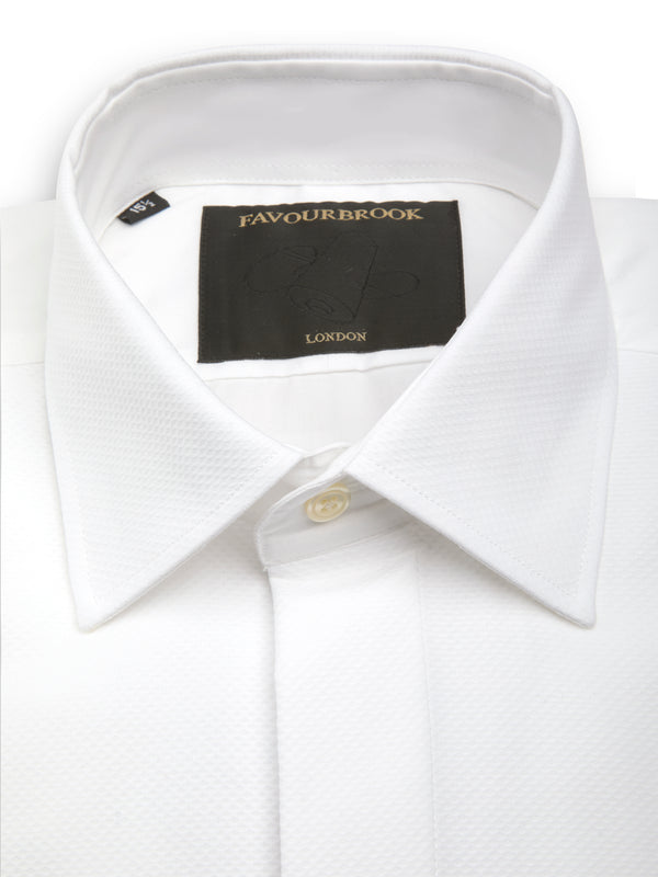 Favourbrook White Sloane Cotton Gatsby Shirt