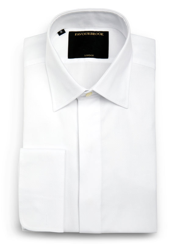 favourbrook White Sloane Cotton Gatsby Shirt