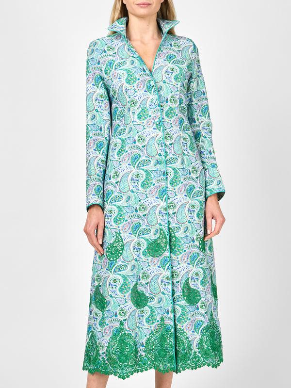 Favourbrook Whitehall Coat Green Clarendon Linen