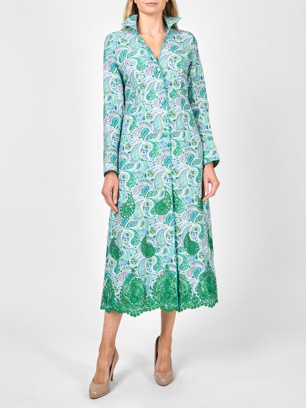 favourbrook Whitehall Coat Green Clarendon Linen