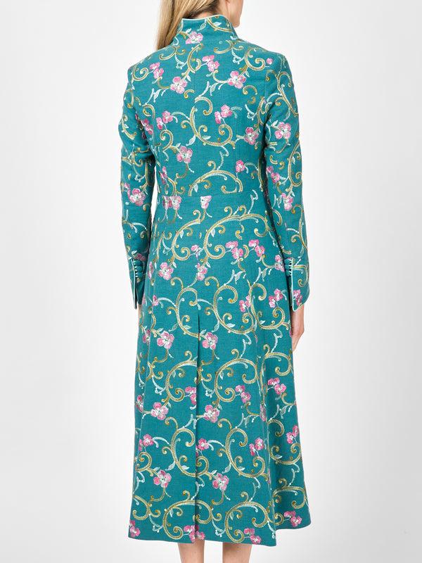 Favourbrook Whitehall Coat Teal Windsor Linen