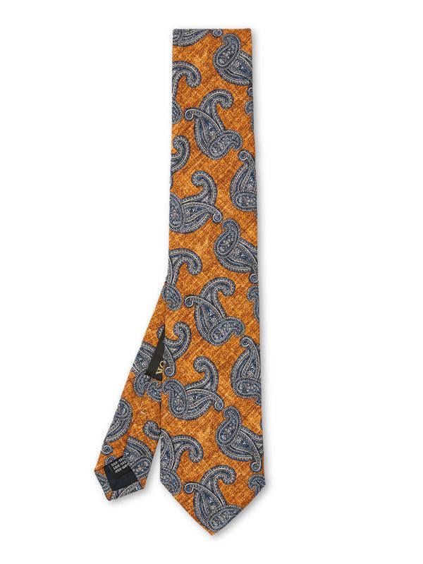 favourbrook Yellow Halworth Silk Tie