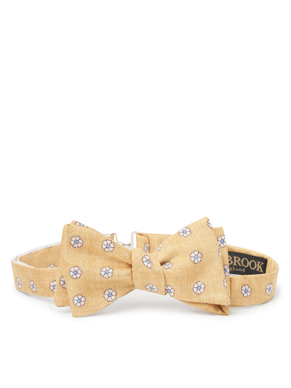 favourbrook Yellow Osterley Silk Bow Tie