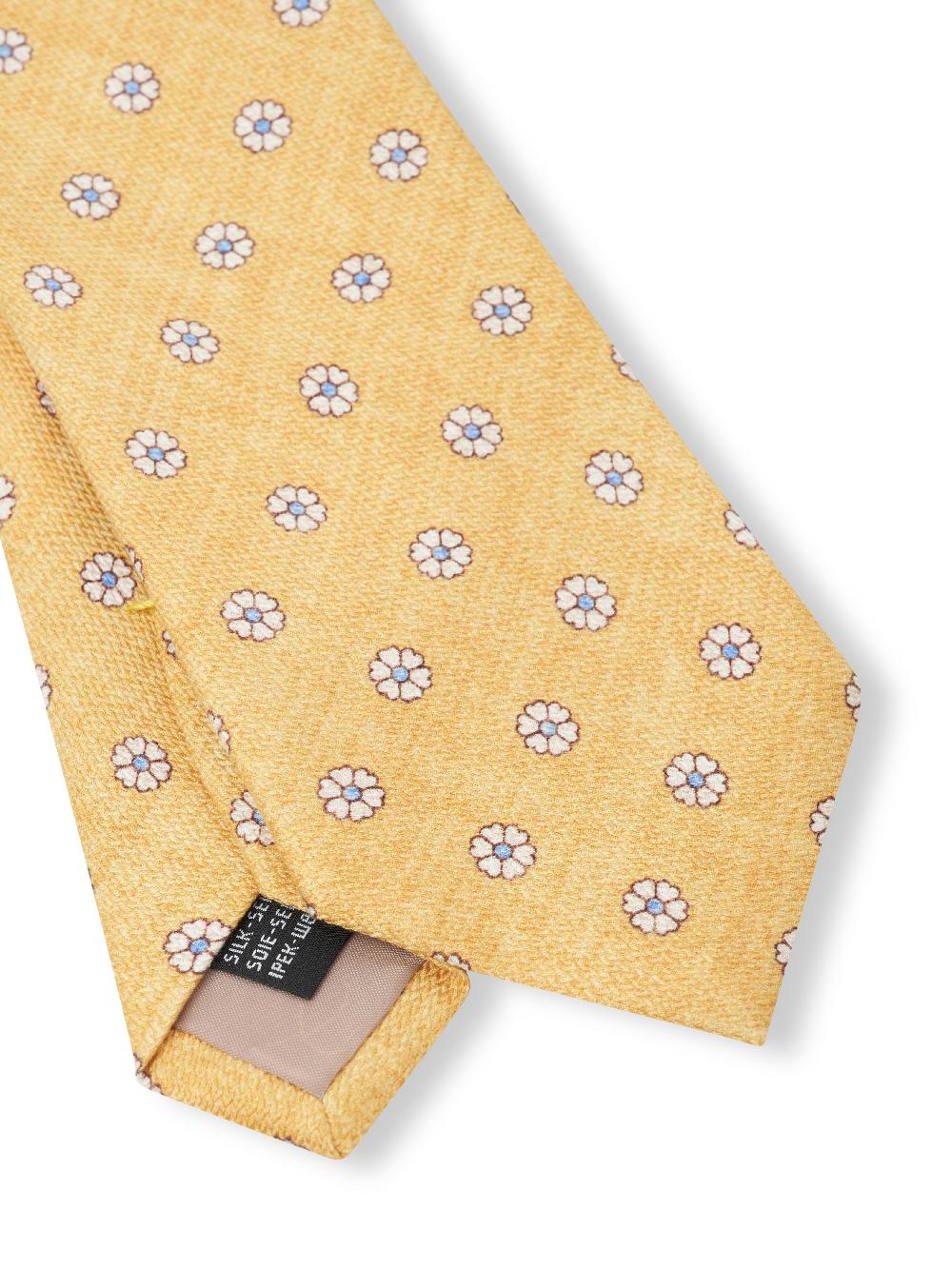 Favourbrook Yellow Osterley Silk Tie