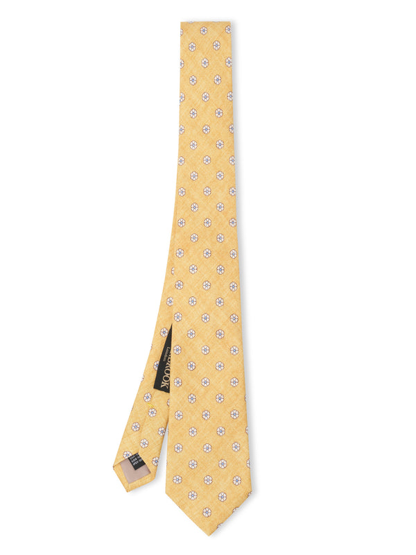 favourbrook Yellow Osterley Silk Tie
