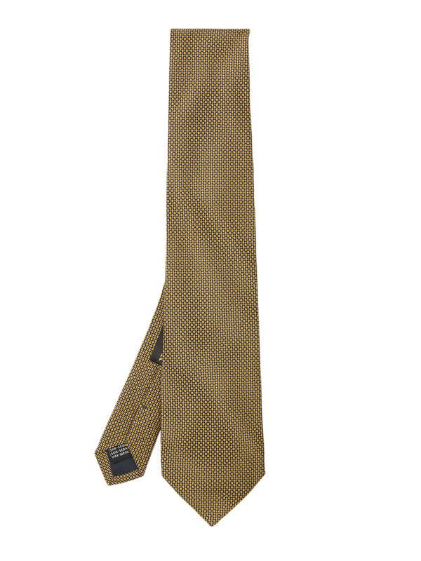 favourbrook Yellow Sandford Silk Tie
