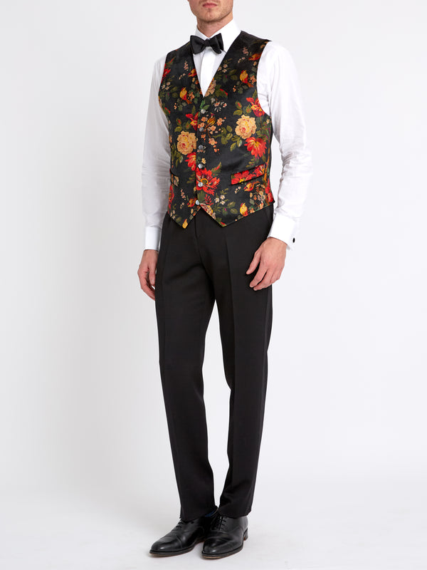 Favourbrook Film Noir Lady Kristina Cotton Single Breasted Waistcoat